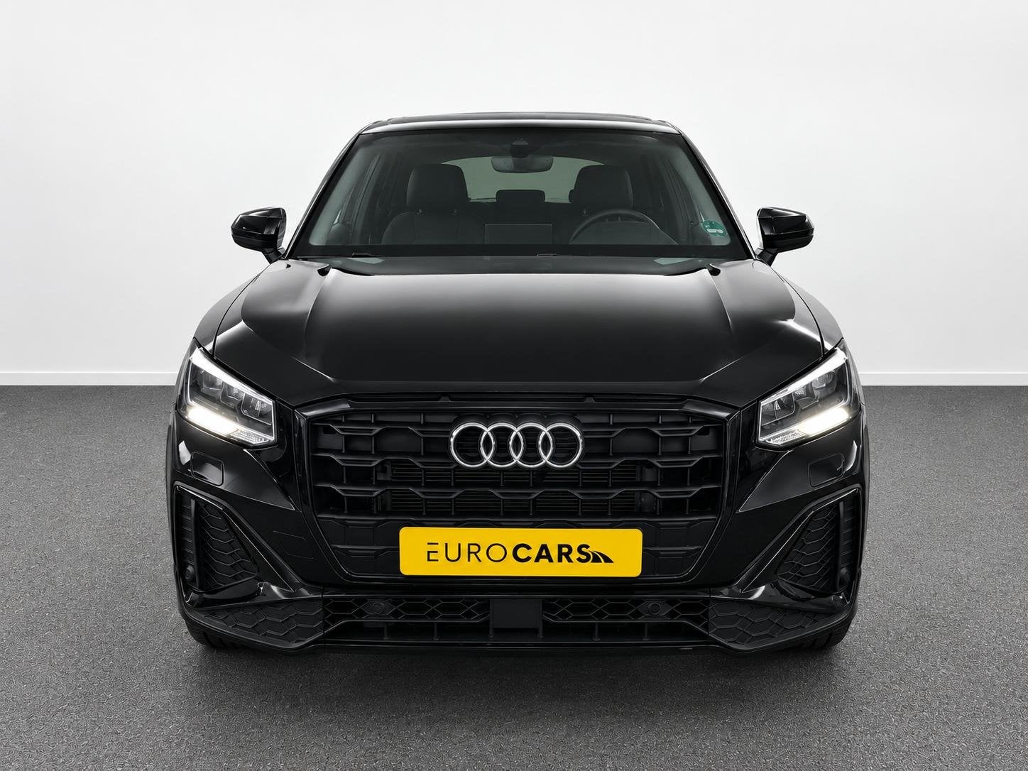 Audi Q2 35 TFSI S Edition Leder Airco Navi Carplay PDC Full, Auto's, 4 cilinders, 150 pk, Zwart, Bedrijf