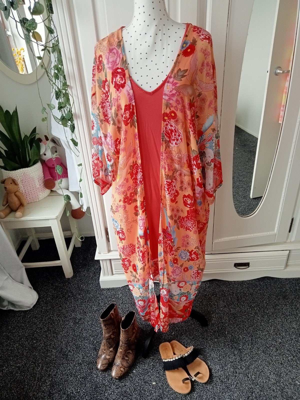Kimono " Maat one size ", Ophalen of Verzenden, Zo goed als nieuw