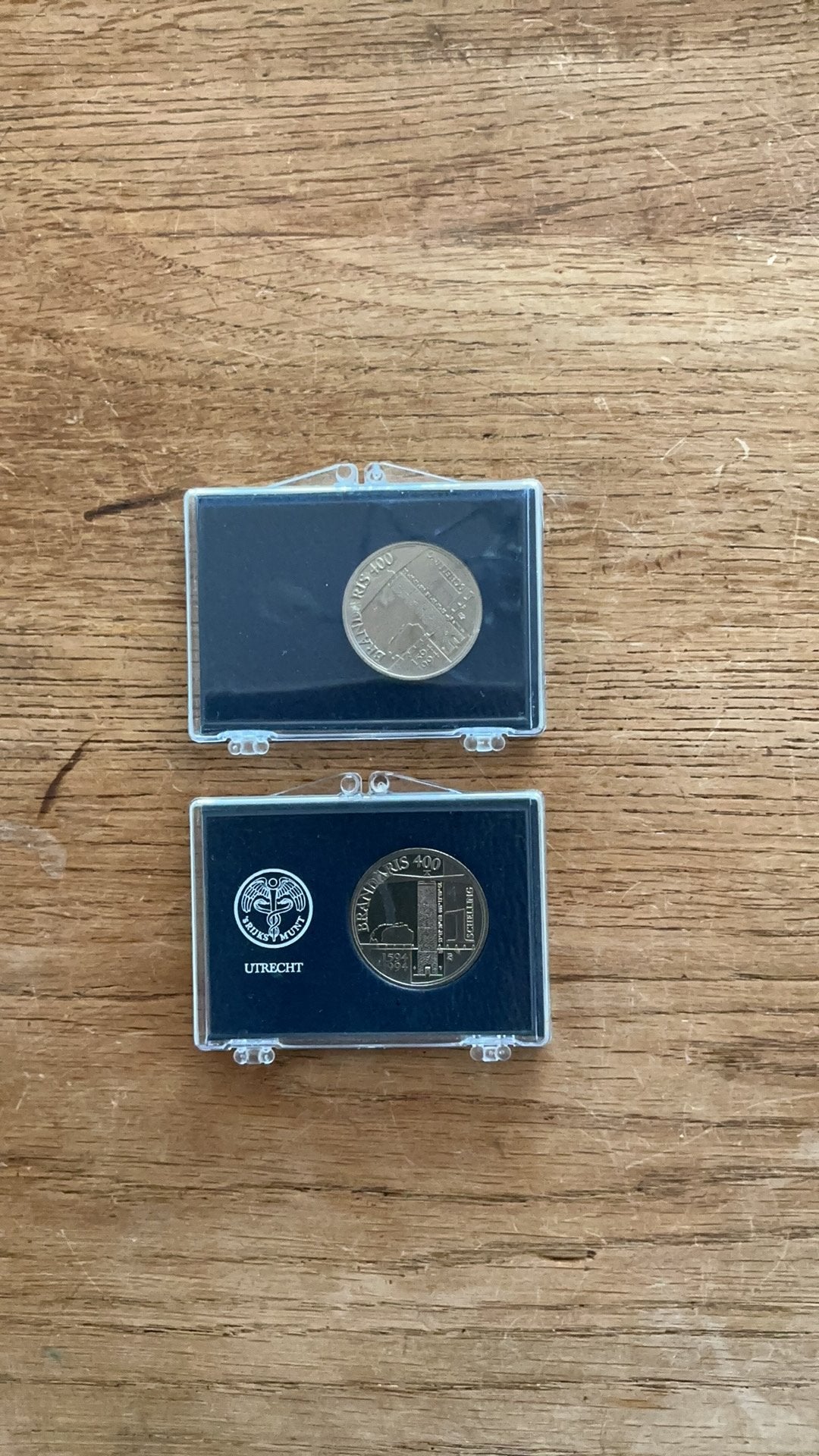 Brandaris munten 4 stuks, Ophalen, Losse munt