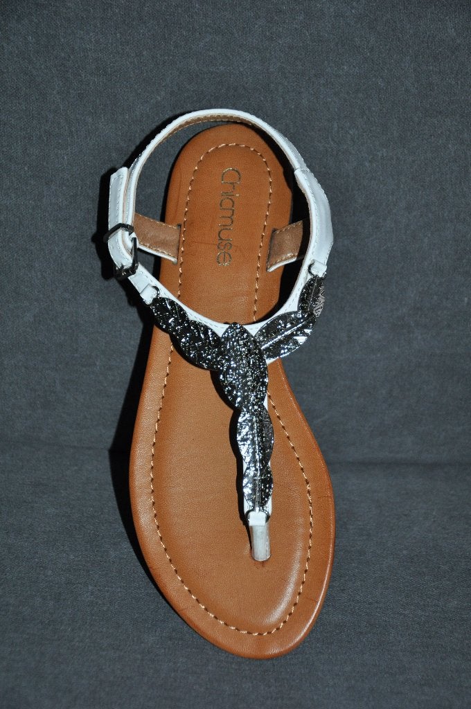 sandalen 39, shoes 39, schoenen 39, nieuw, Wit, Nieuw, Chicmuse, Sandalen of Muiltjes