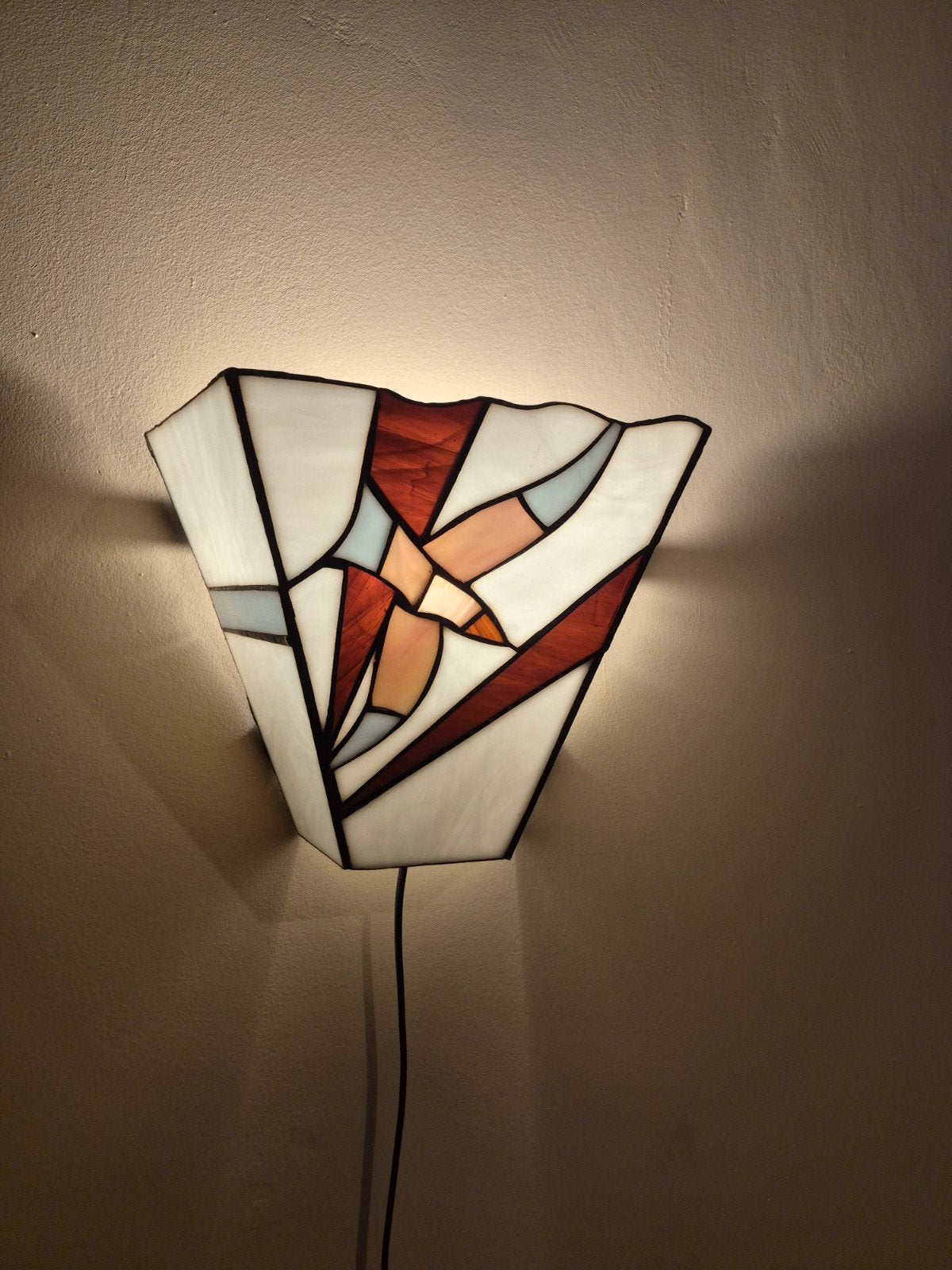 Tiffany wandlampjes, Ophalen