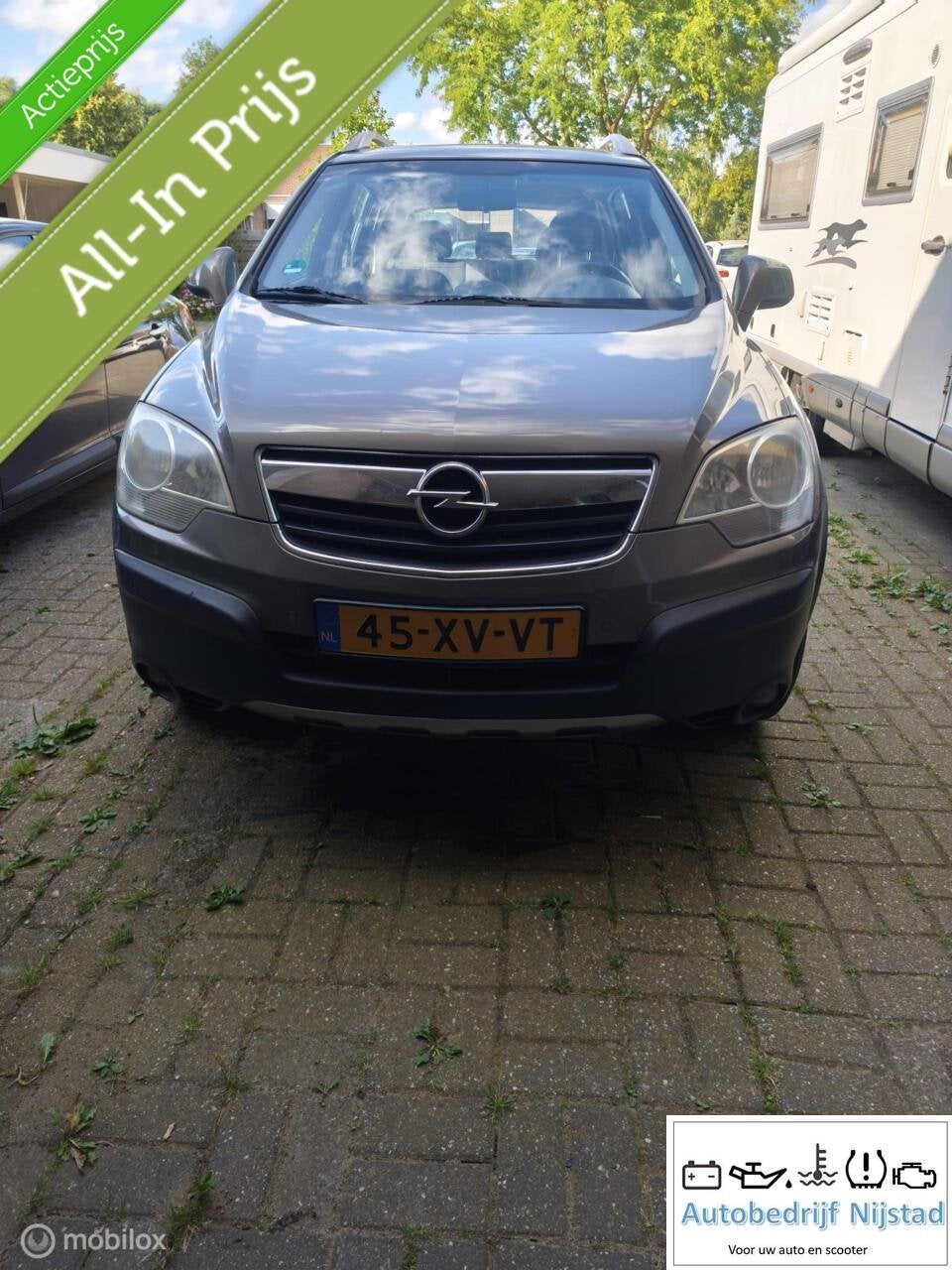 Opel Antara 2.4-16V Enjoy, Auto's, Gebruikt, 4 cilinders, Beige, Bedrijf