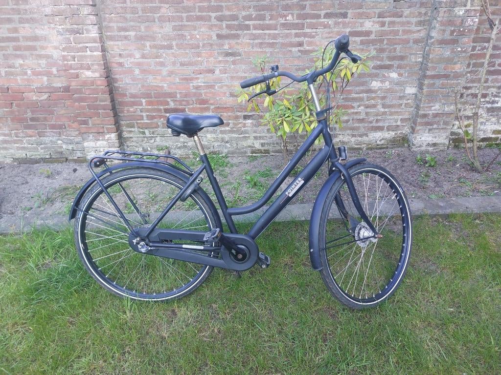 Damesfiets met 3 versnellingen en batterijverlichting, Fietsen en Brommers, Fietsen | Dames | Damesfietsen, Ophalen, Gebruikt
