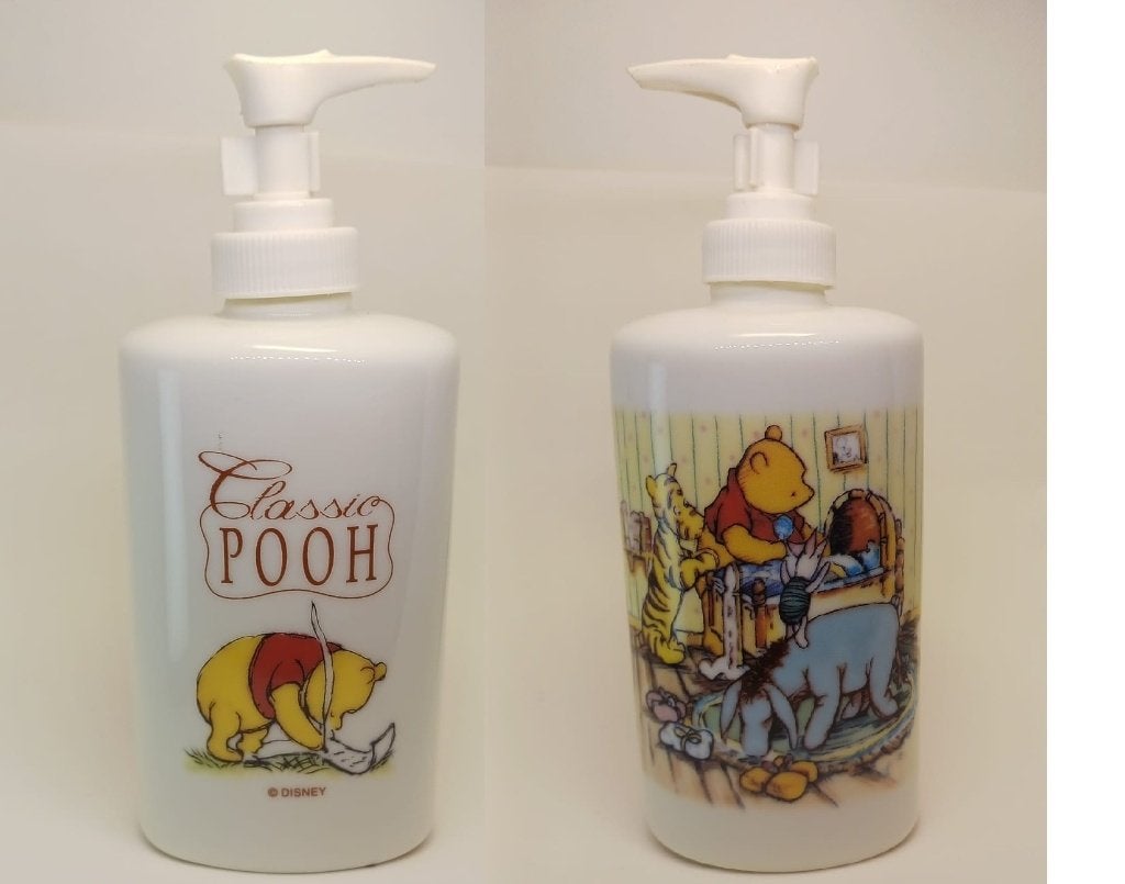Winnie the Pooh keramieke Zeepdispenser 1x, Ophalen of Verzenden, Overige figuren, Zo goed als nieuw, Overige typen