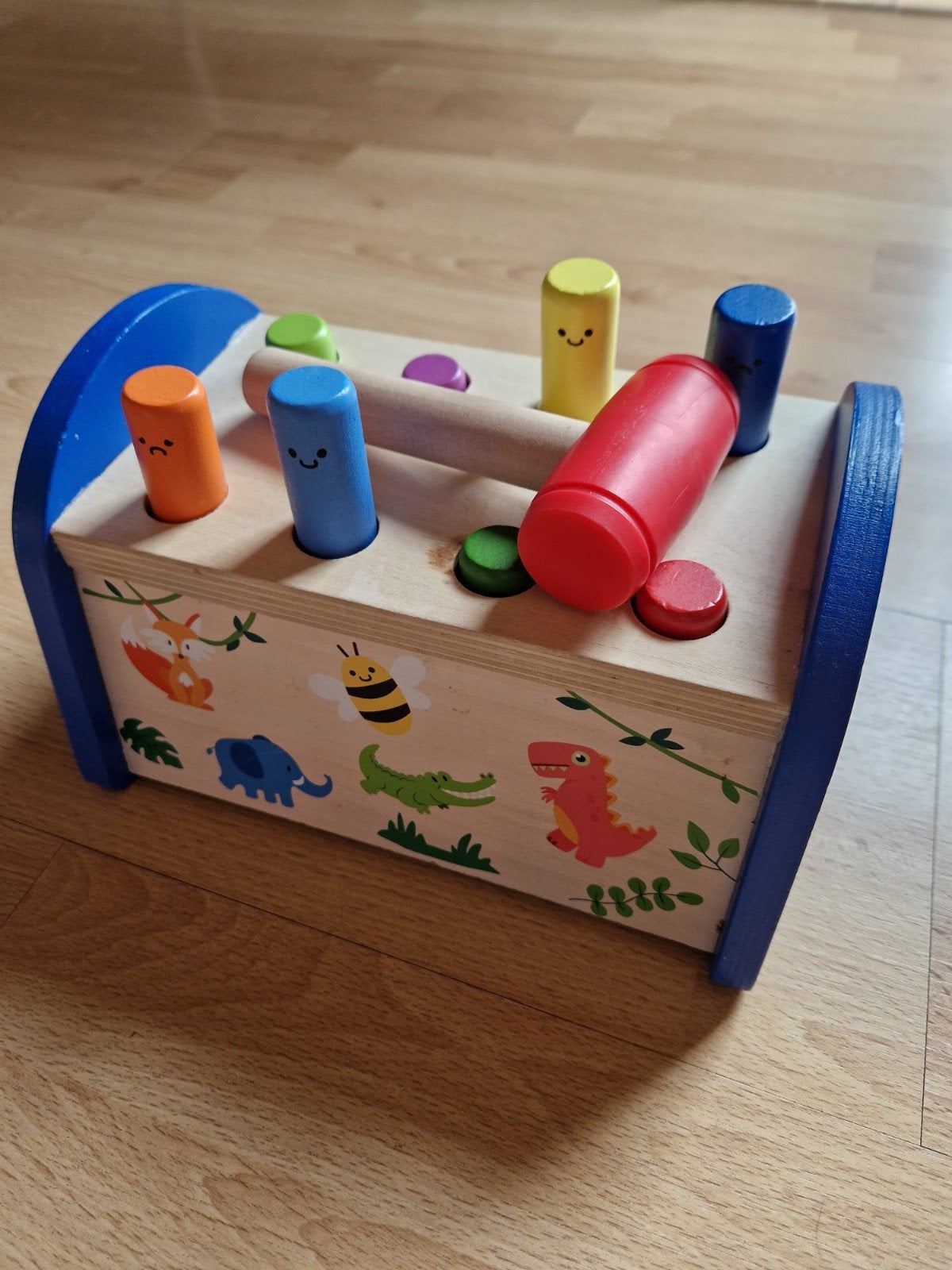 Houten hamerspel, Ophalen, Gebruikt