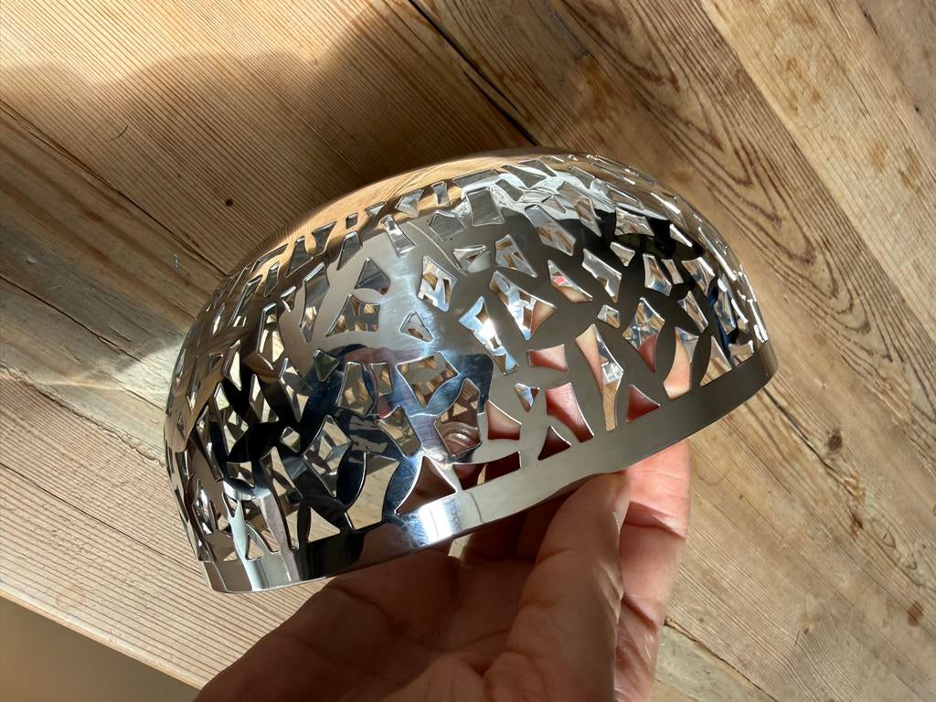 Alessi rvs fruitschaal Cactus!, Overige materialen, Schaal, Rond, Ophalen of Verzenden