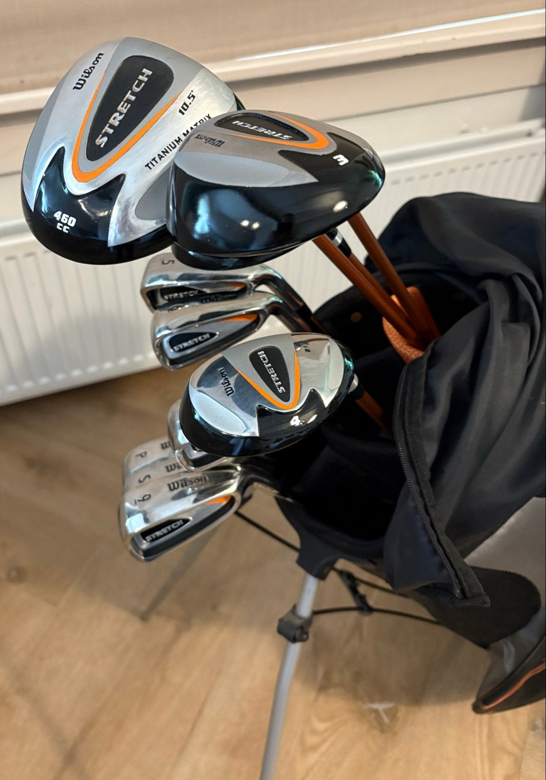 Wilson Stretch Golfset: Woods, IJzers & Standbag (Z.G.A.N.)