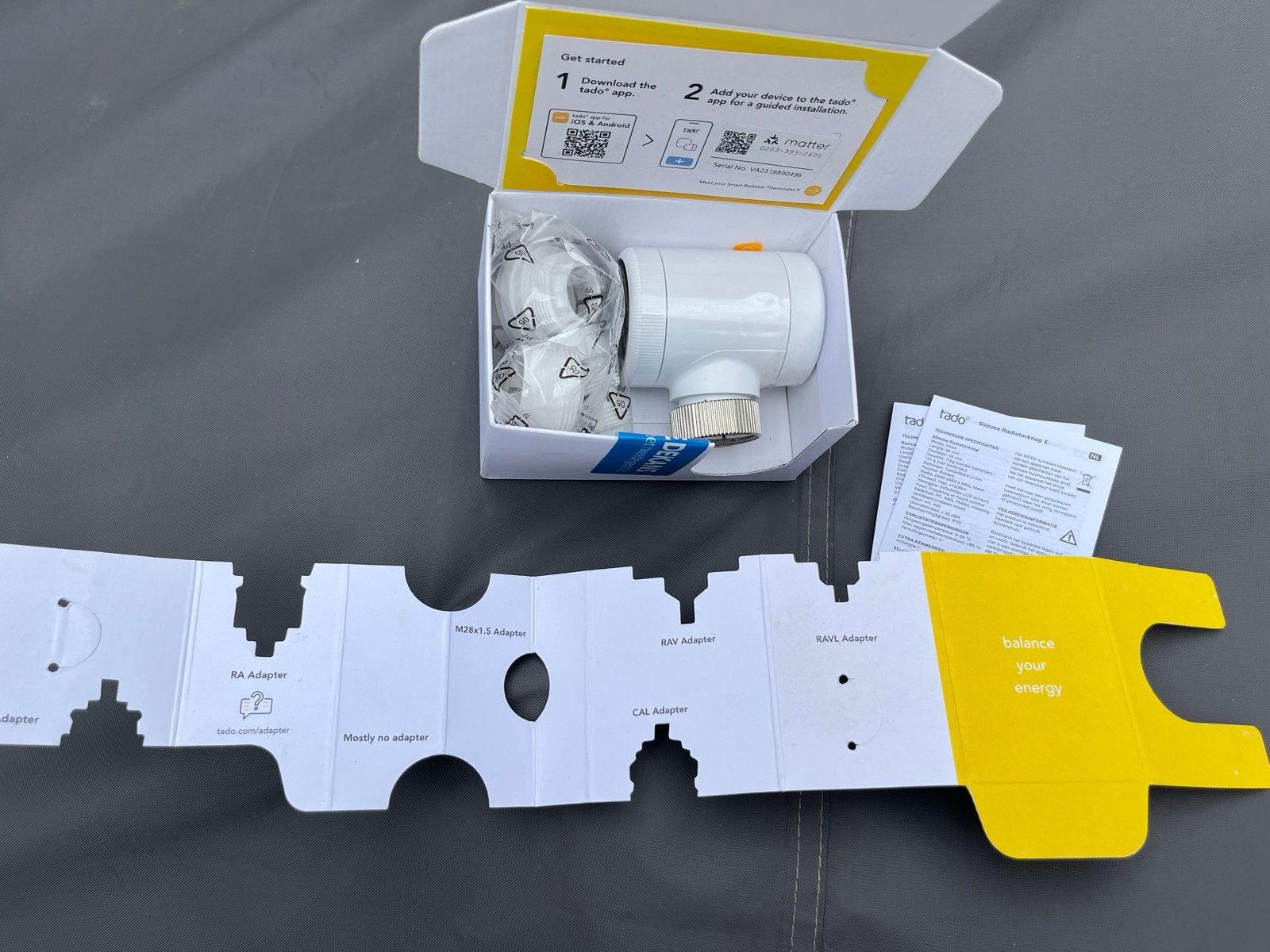 Tado Slimme Radiatorknop X voor CV, Ophalen of Verzenden, Slimme thermostaat, Nieuw