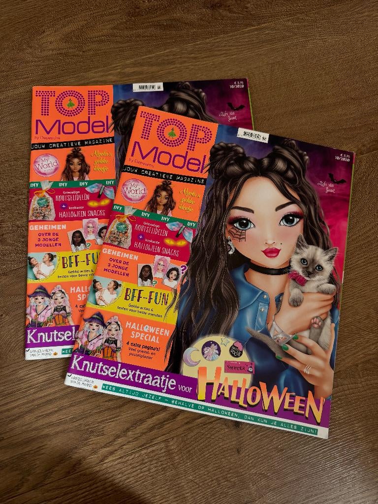 2x Topmodel creatief tijdschrift / magazine nieuw Halloween, Ophalen of Verzenden, Nieuw, Taal en Lezen