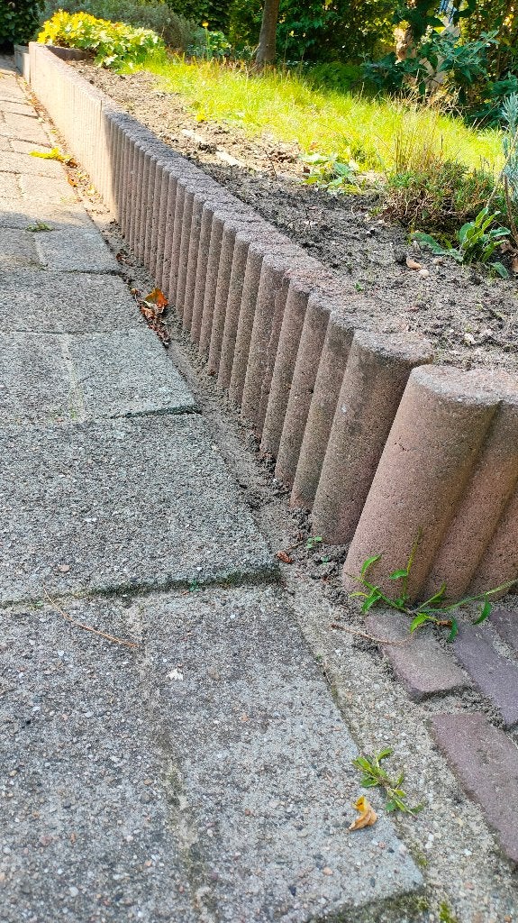 Betonnen palissadebanden voor tuin en border, Ophalen, Gebruikt, Minder dan 25 cm, Border