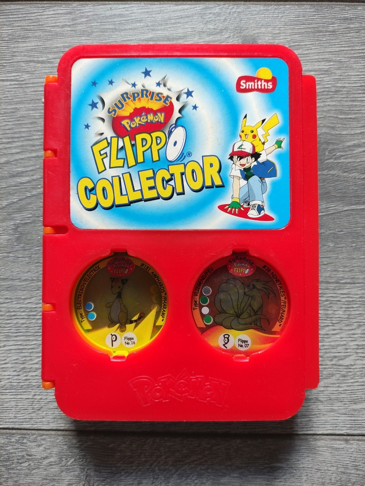 Pokemon flippomap met flippo's 2001, Ophalen of Verzenden