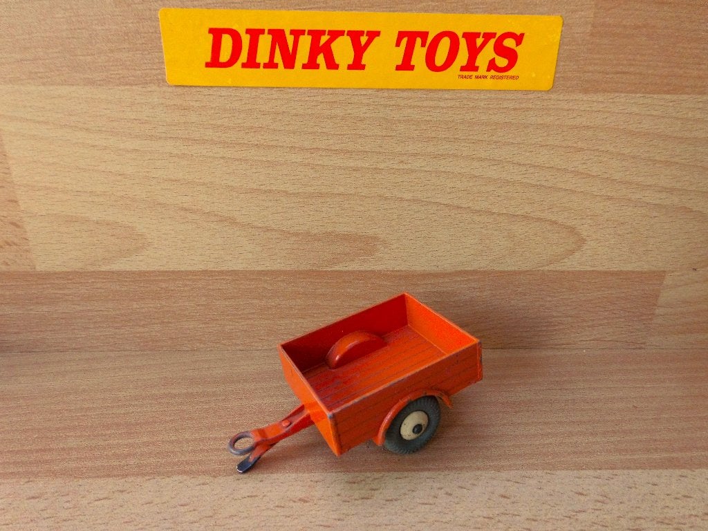 Dinky Toys No. 27m Land Rover trailer ( oudste type ), Ophalen of Verzenden, Zo goed als nieuw, Overige typen, Dinky Toys