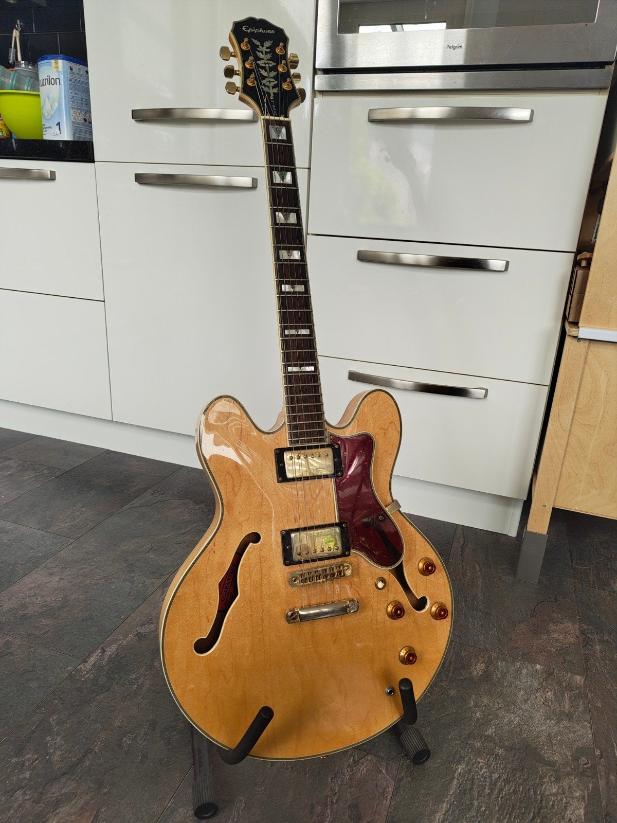 Epiphone Sheraton Korea incl. koffer, Ophalen, Zo goed als nieuw, Epiphone