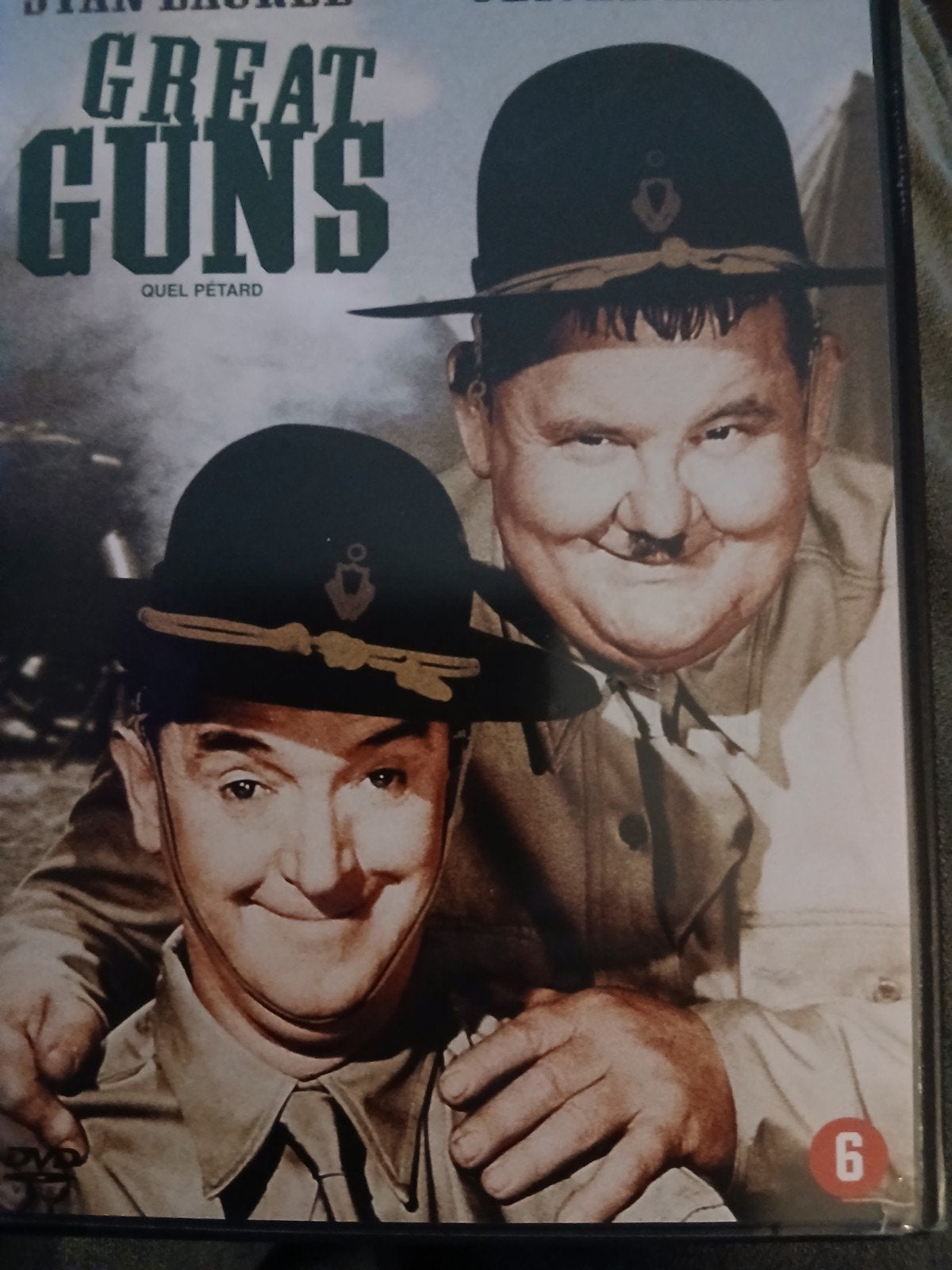 Laurel & Hardy - Great Guns (DVD), Vanaf 6 jaar, Ophalen, Gebruikt, Actiekomedie