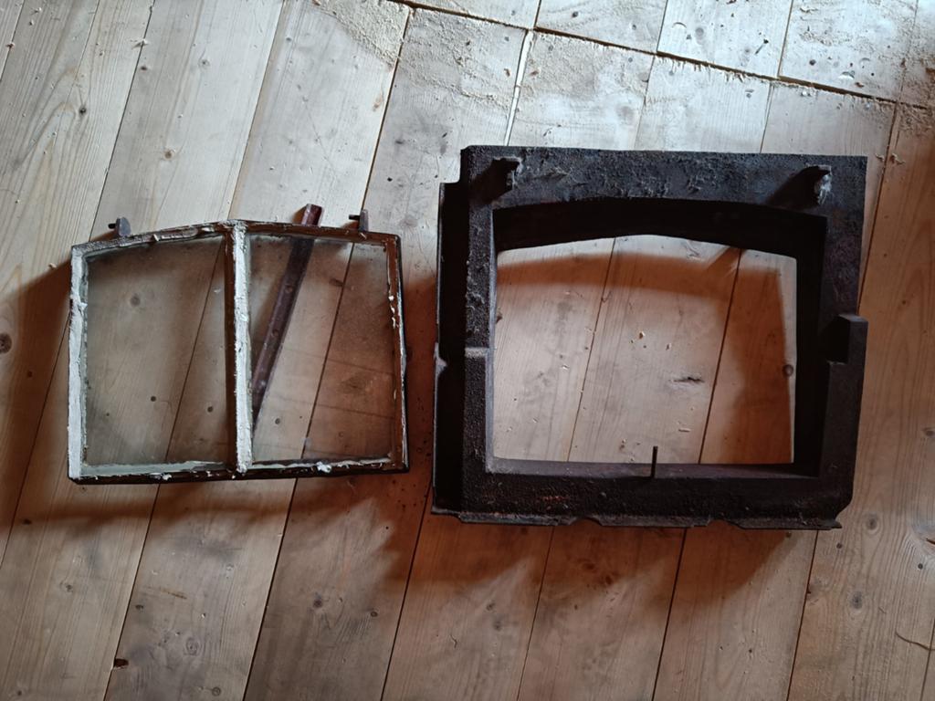 Vintage stalraam / dakraam - Authentiek en robuust, Gebruikt, Minder dan 80 cm, 80 tot 120 cm, Ophalen of Verzenden
