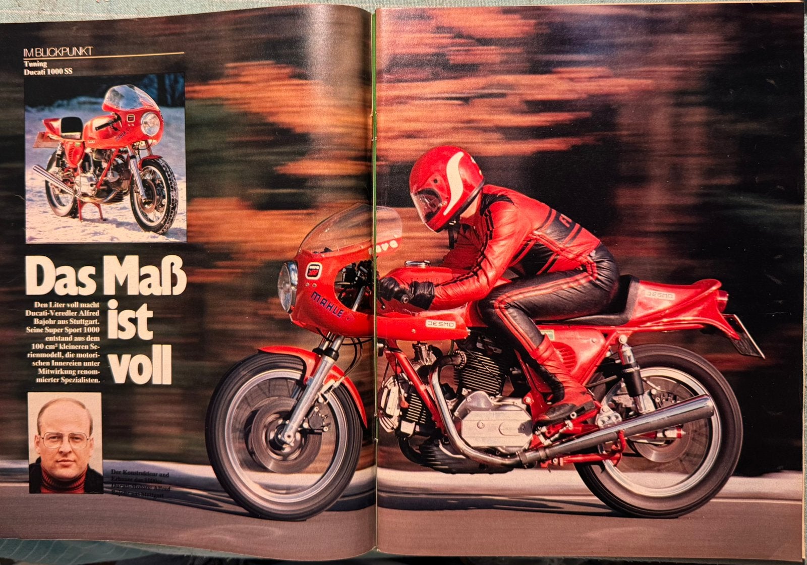 Test 1979 Ducati 1000SS Super Sport Bajohr, Verzenden, Zo goed als nieuw, Motoren