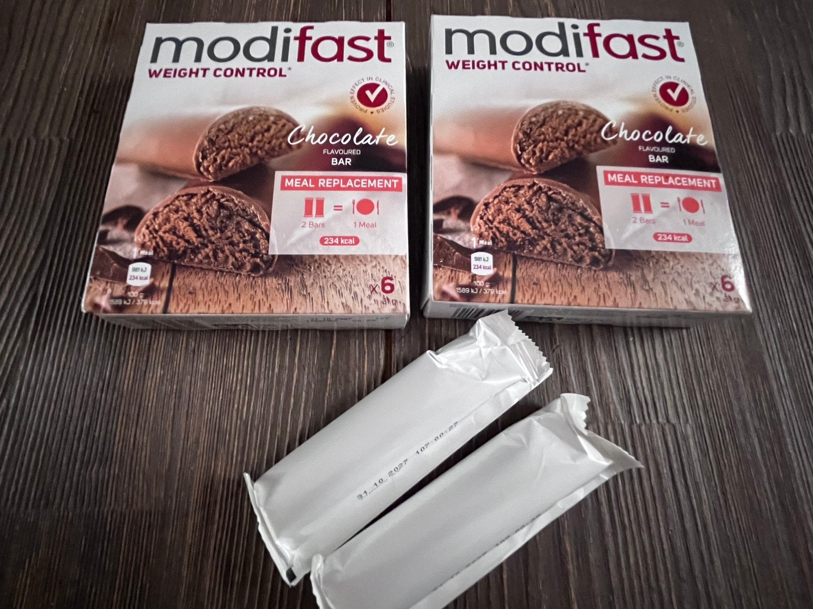 Modifast weight control Intensive Lunchbar Chocolate, Sieraden, Tassen en Uiterlijk, Ophalen, Nieuw