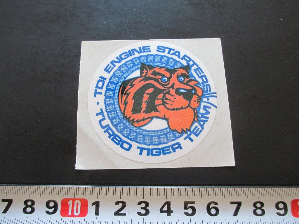 sticker TDI Engine starters TURBO TIGER TEAM, Ophalen, Zo goed als nieuw