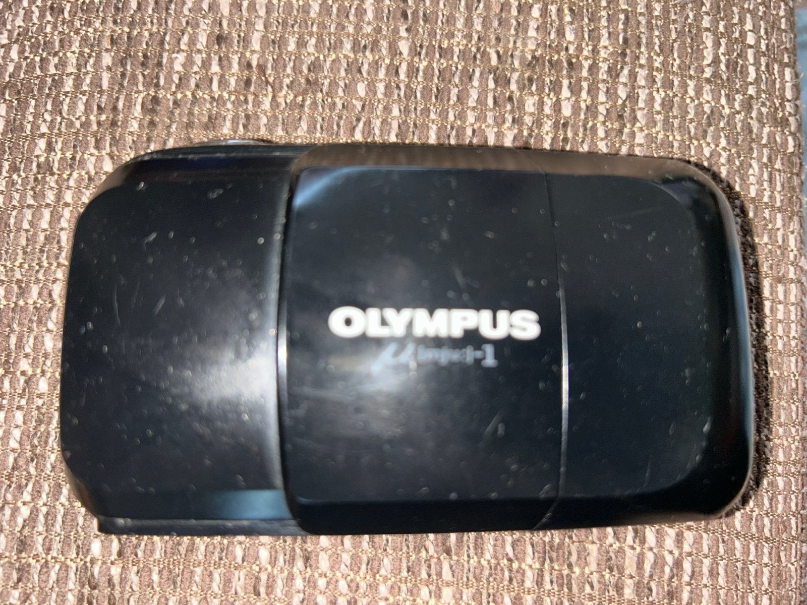 Olympus Mju-1 compact camera - Vintage analoge fotografie, Audio, Tv en Foto, Ophalen, Gebruikt, Compact, Olympus