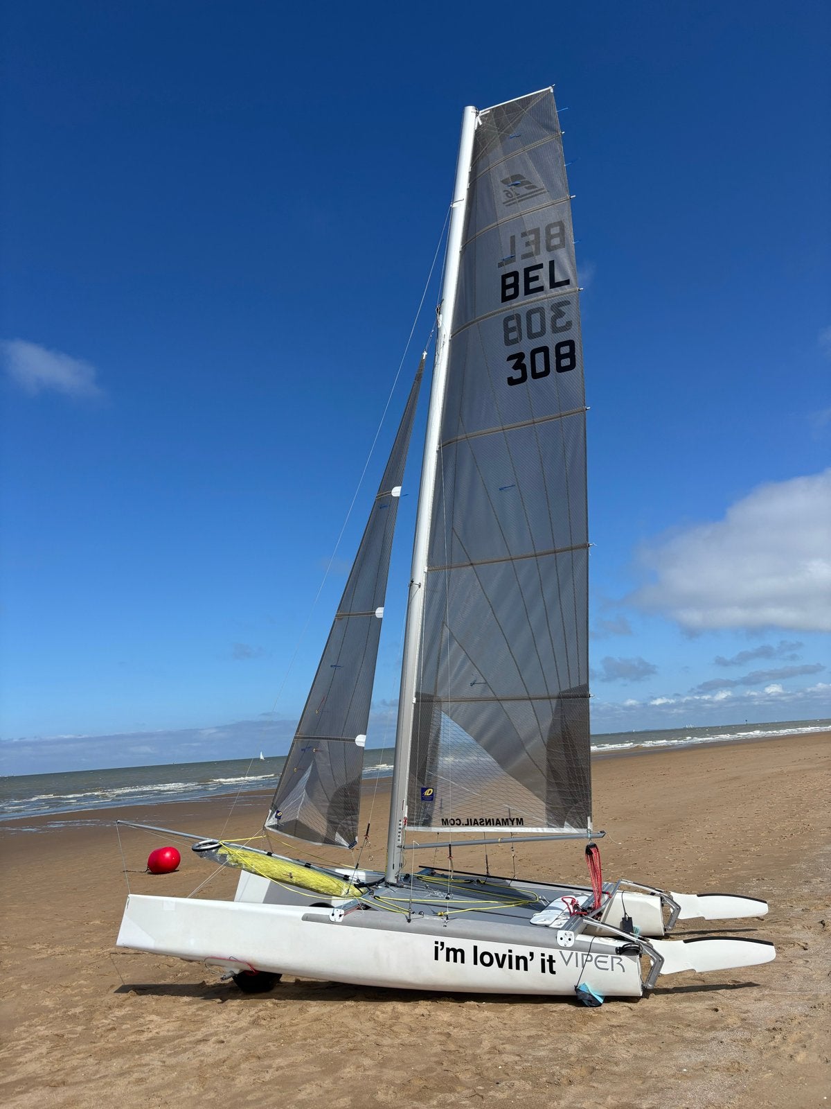 Viper f16 catamaran, Watersport en Boten, Ophalen of Verzenden, Zo goed als nieuw, Minder dan 15 m²