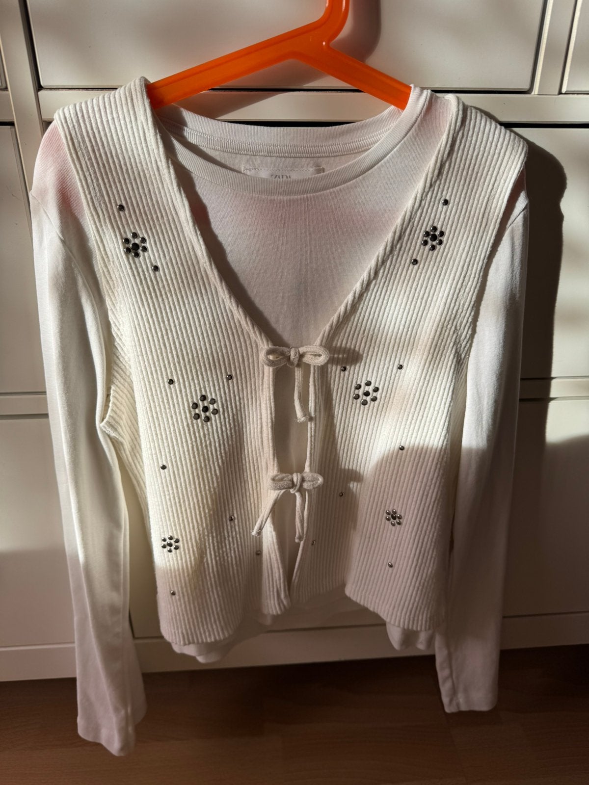 Zara 2-delige set voor meisjes, Ophalen of Verzenden, Gebruikt, Meisje, Shirt of Longsleeve