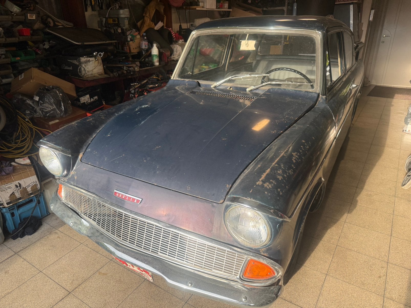 Zoek ford anglia te kopen, Ophalen