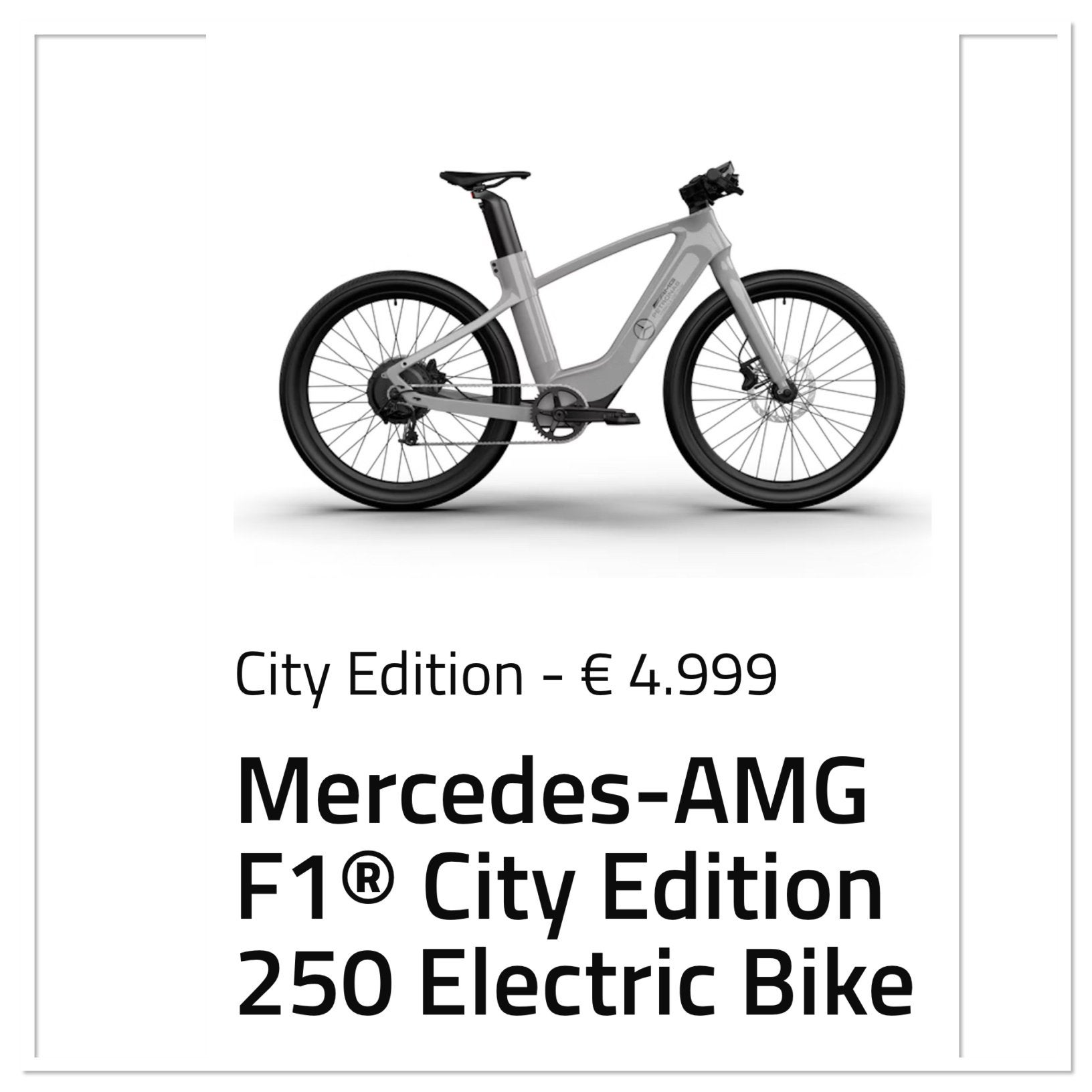 Mercedes F1 city edition nieuw in doos, Ophalen of Verzenden, Nieuw, Overige merken