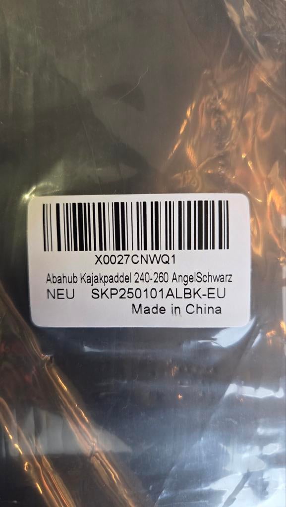 Abahub kajakpeddel 240-260cm, Ophalen, Nieuw, Dubbelbladige peddel