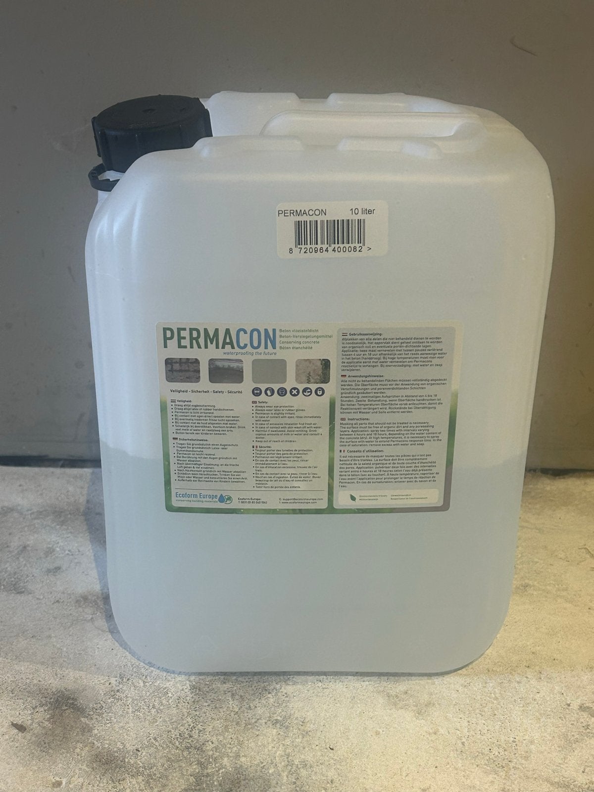 Permacon impregneer ongeveer 5 liter, Overige kleuren, 5 tot 10 liter, Ophalen of Verzenden, Verf