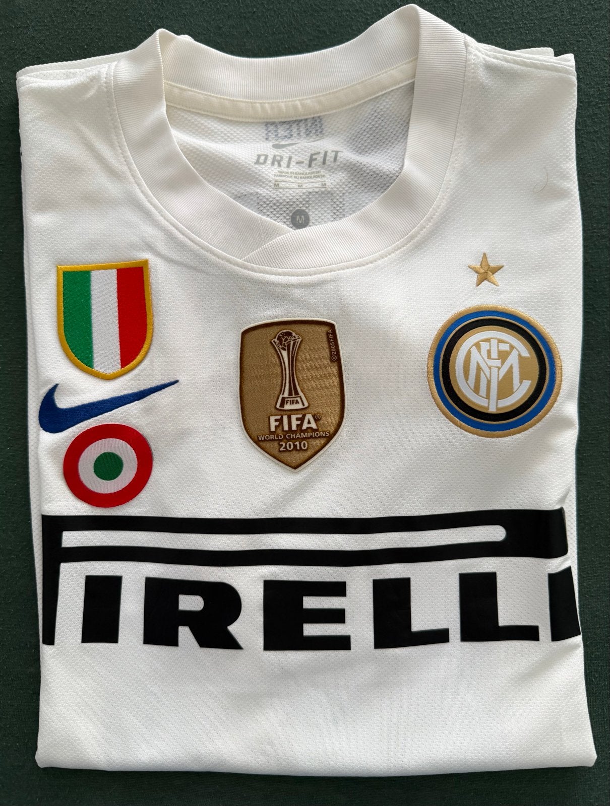 Inter Milan Sneijder Uitshirt 2010/2011 Maat M, Maat 48/50 (M), Wit, Ophalen of Verzenden, Zo goed als nieuw