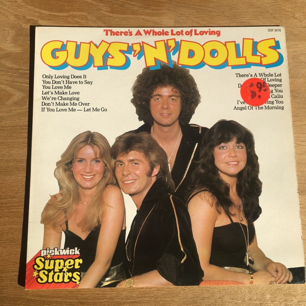 Guys N Dolls - There’s A Whole Lot Of Loving LP, Cd's en Dvd's, Ophalen, 12 inch, LP