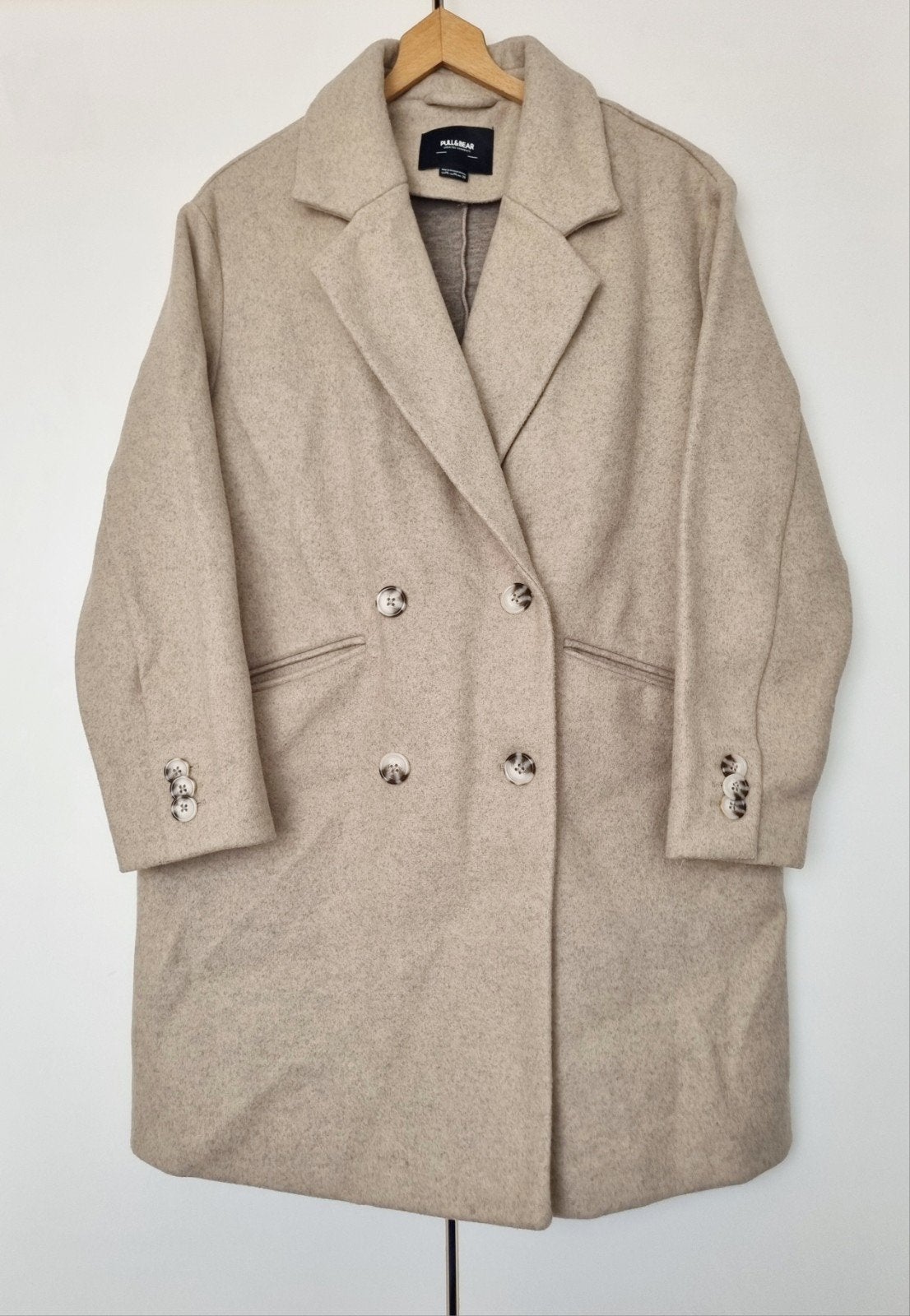 Pull & Bear jas beige maat M, Maat 38/40 (M), Verzenden, Beige, Pull & Bear