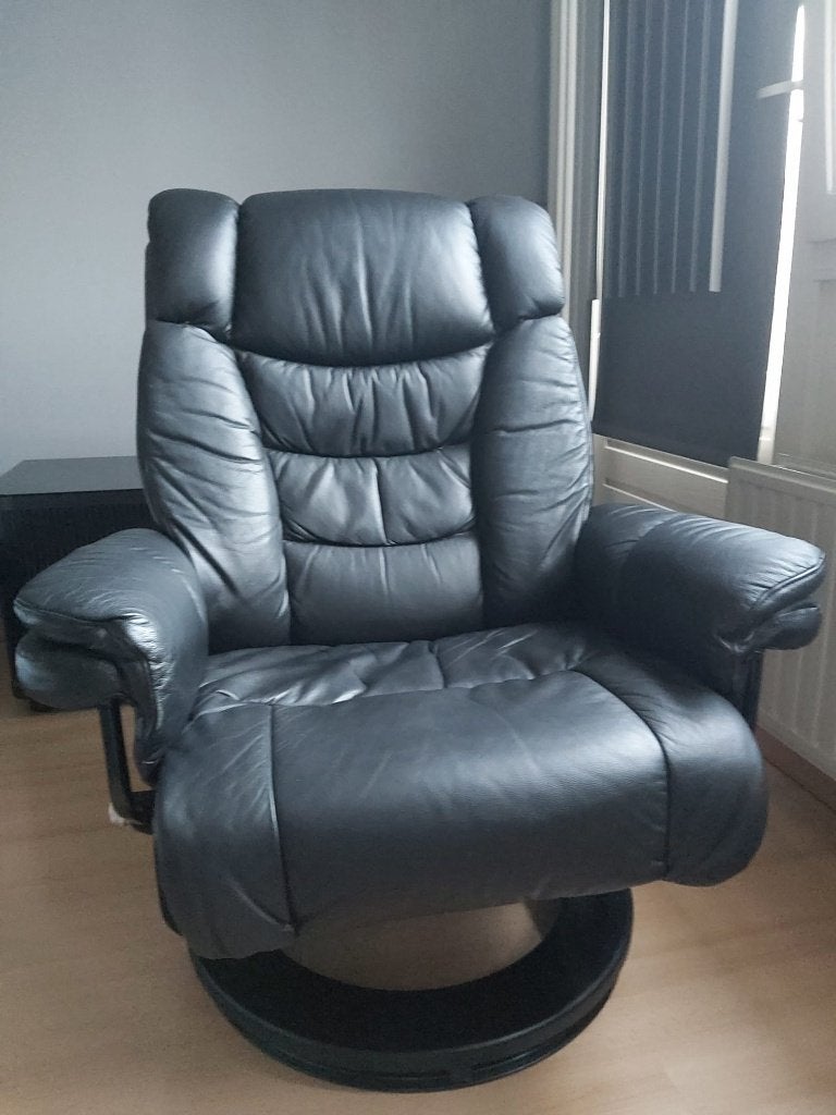 relaxfauteuil, Ophalen, Gebruikt, Overige kleuren, Leer