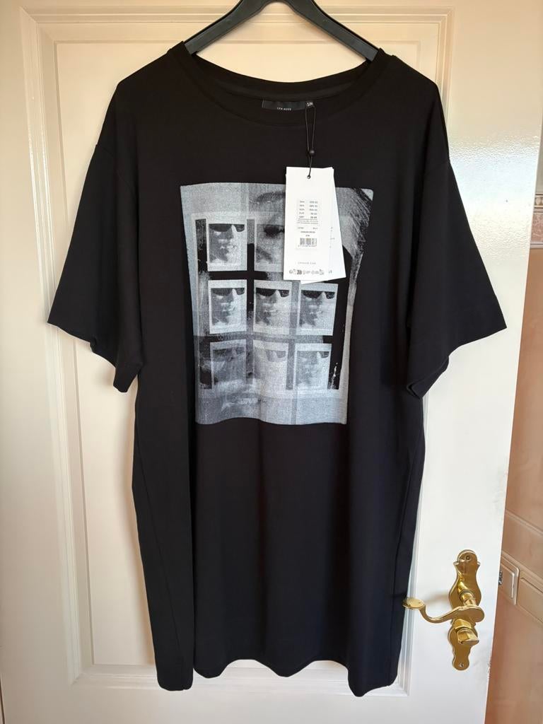 Copenhagen Muse • CM Muse Jurk | T-shirt jurk | S/M, Ophalen, Zwart, Nieuw, Maat 36 (S)