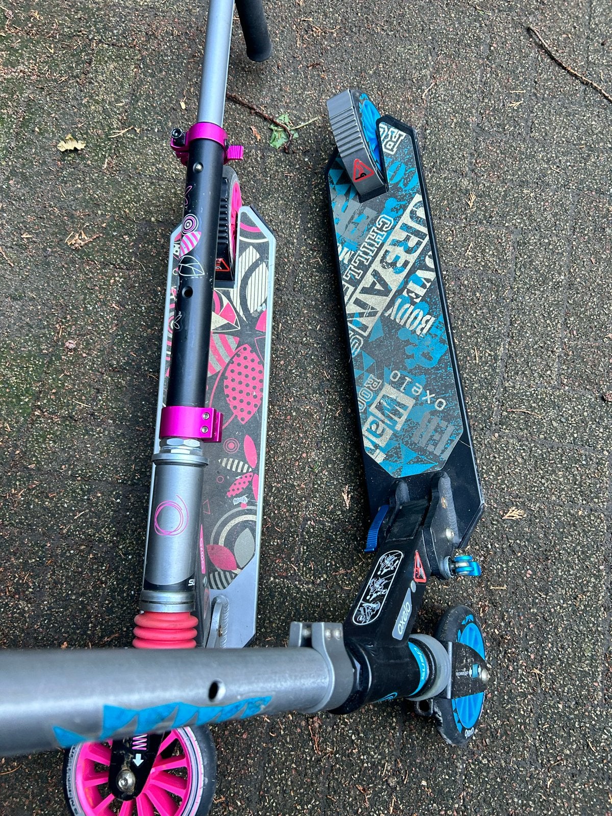 Twee Oxelo steps - Gebruikt maar in goede staat, Ophalen of Verzenden, Gebruikt, Gewone step