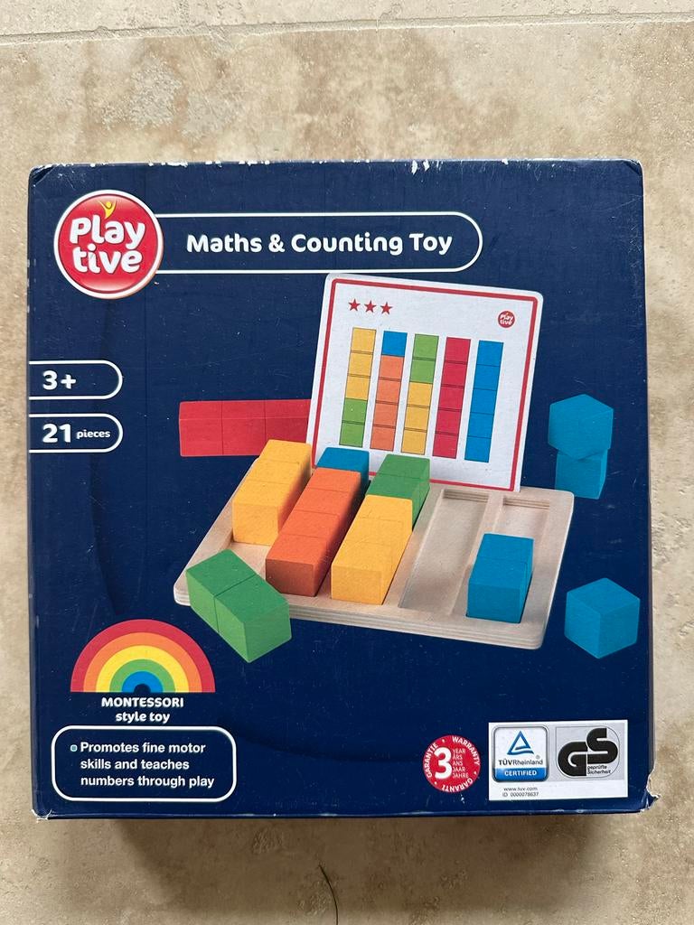 Playtive Montessori Rekenspeelgoed - Educatief, Ophalen of Verzenden, Zo goed als nieuw, Overige typen