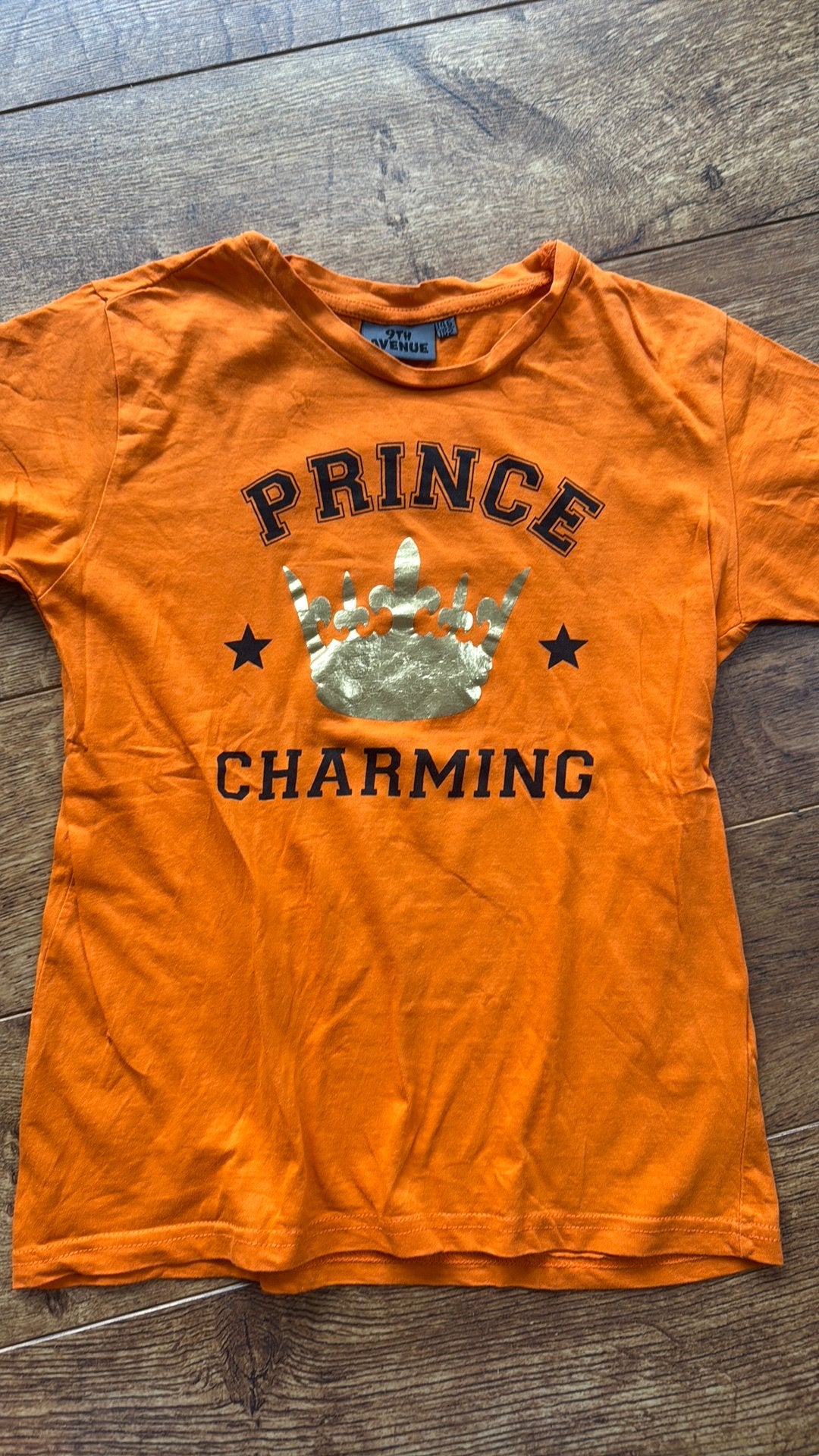 Koningsdag shirt 134/140, Ophalen of Verzenden, Zo goed als nieuw, Jongen, Shirt of Longsleeve