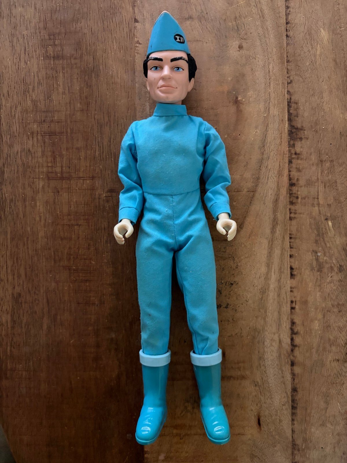 Vintage Thunderbirds Alan Tracy pop met geluid (Engels), Ophalen, Gebruikt