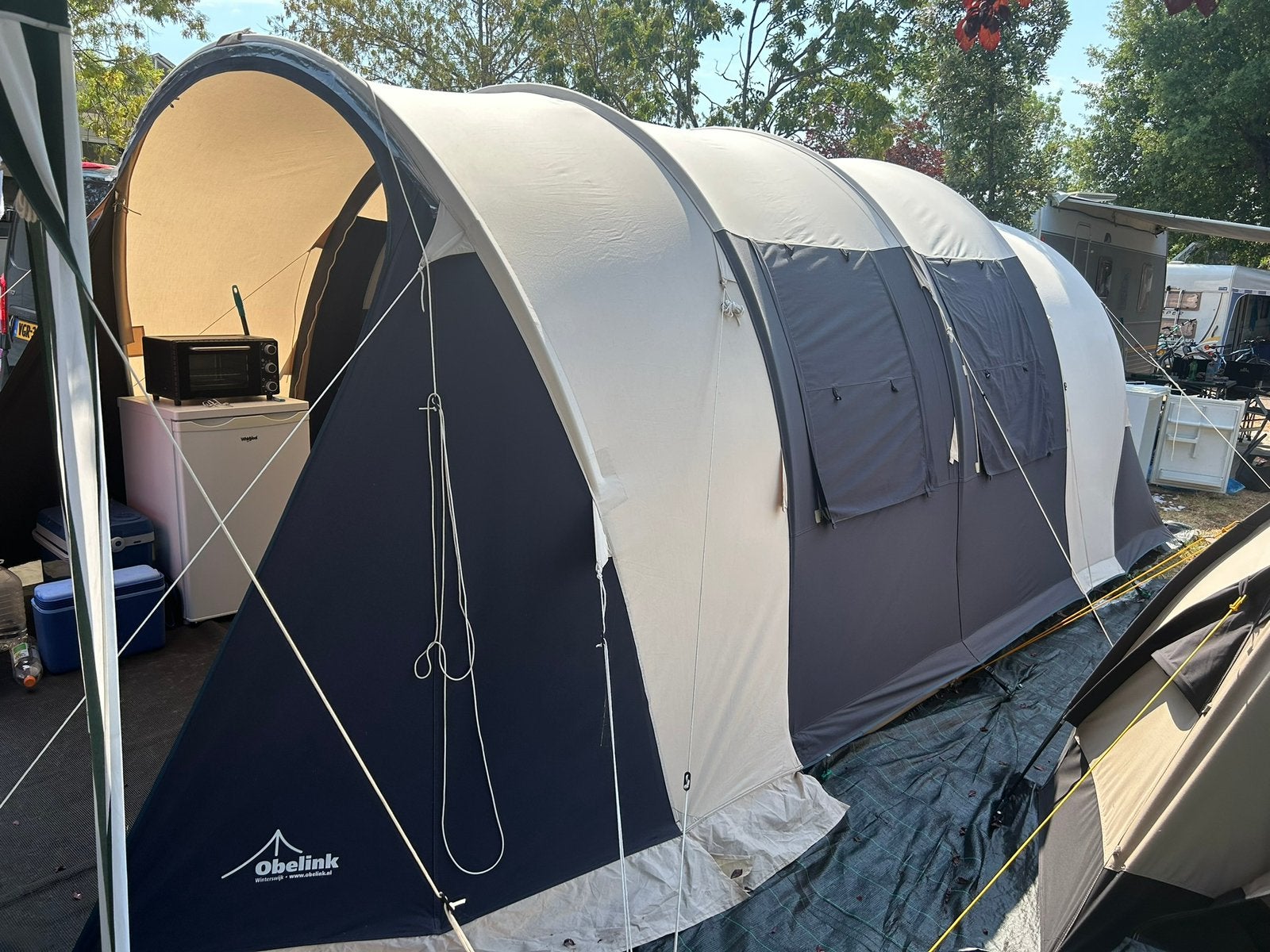 Trail 400 obelink tunneltent, Ophalen, Zo goed als nieuw, Tot en met 4