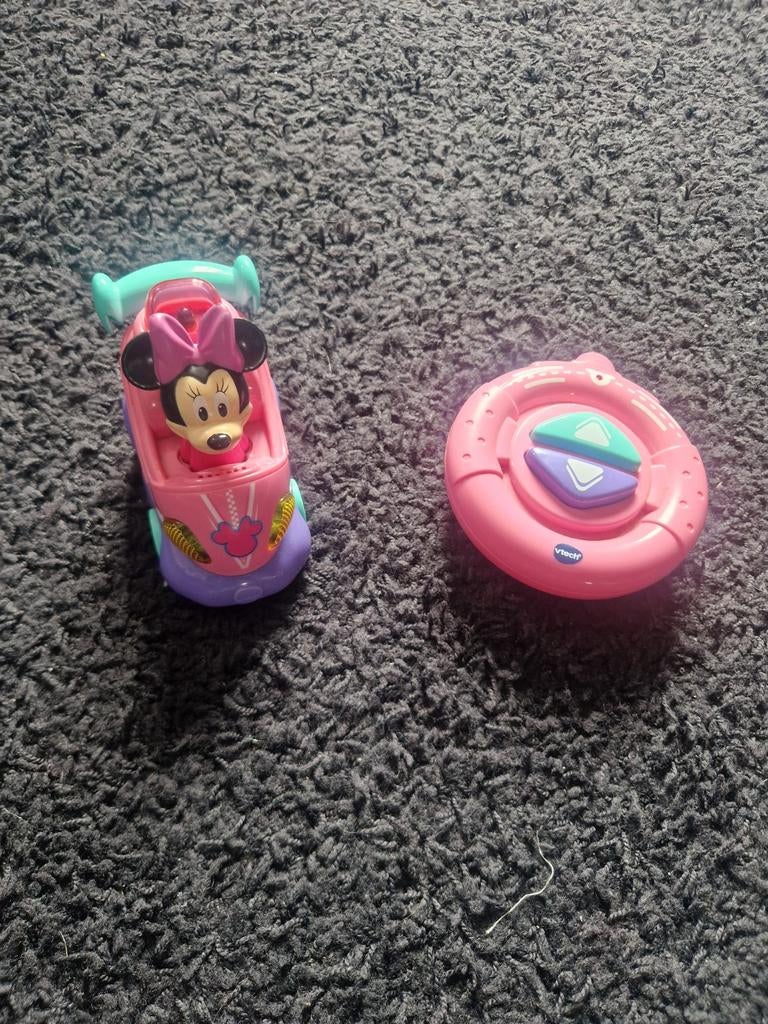 VTech Minnie Mouse Raceauto met Afstandsbediening, Kinderen en Baby's, Speelgoed | Vtech, Ophalen of Verzenden, Zo goed als nieuw
