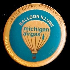 Michigan AirGas ballon pin, Verzenden, Nieuw, Transport, Speldje of Pin
