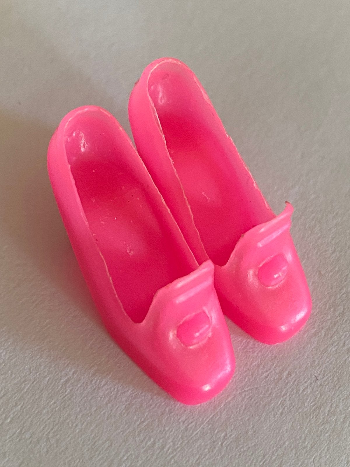 Vintage Barbie MOD 70 s Pilgrim schoenen fuchsia roze Mattel, Verzamelen, Poppen, Verzenden, Accessoires