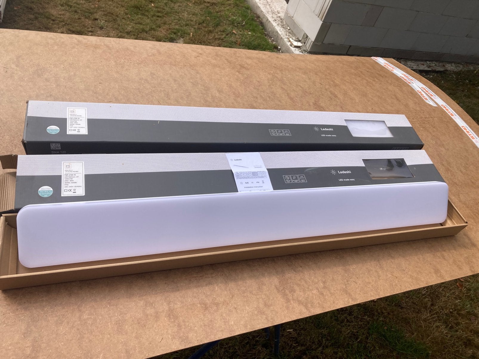 Ledeshi LED armatuur 2 stuks nieuw, Ophalen of Verzenden, Nieuw