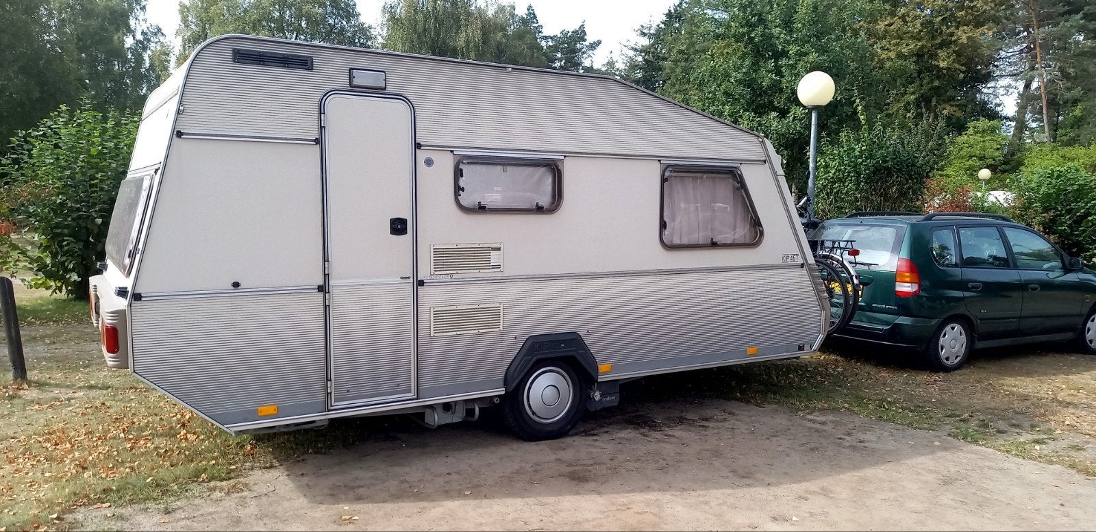 Caravan Kip Greyline 45T met luifel., Caravans en Kamperen, Kip, Particulier, 4 tot 5 meter, Tot en met 4