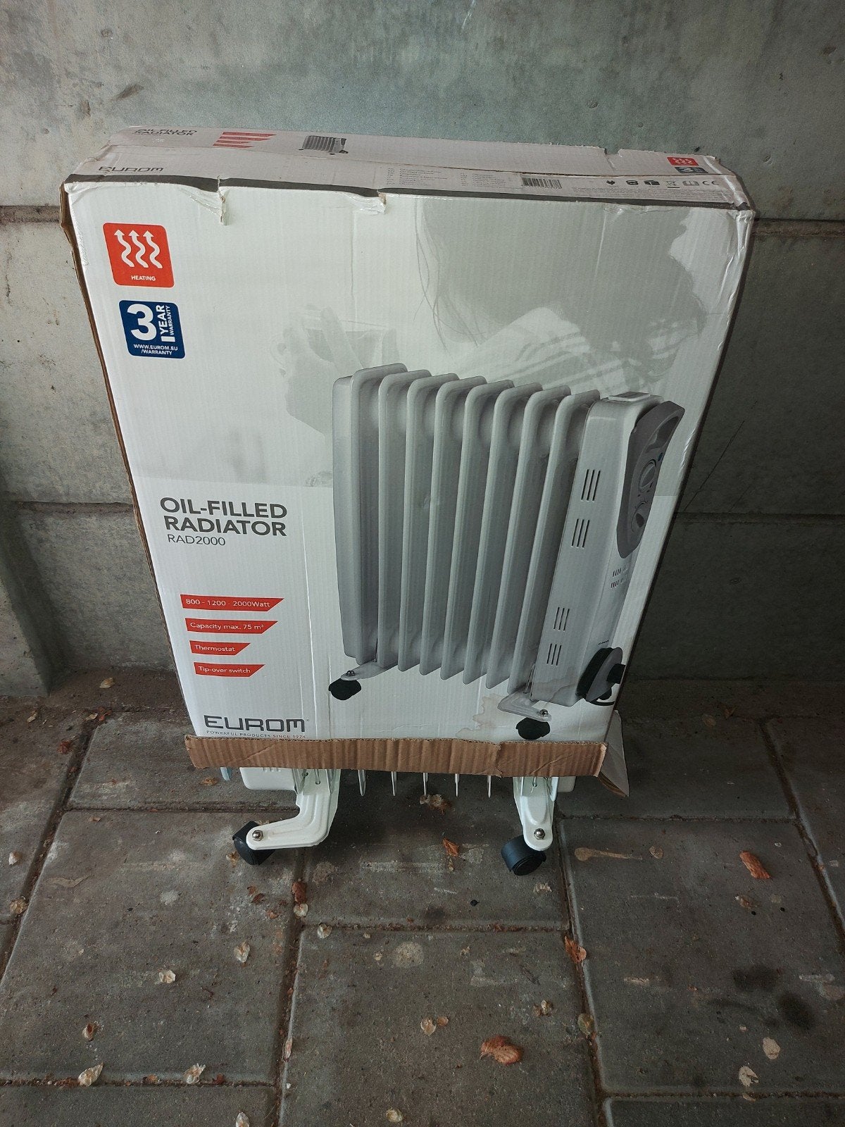 Eurom RAD 2000 Oliegevulde Radiator - 2000 Watt, Ophalen of Verzenden