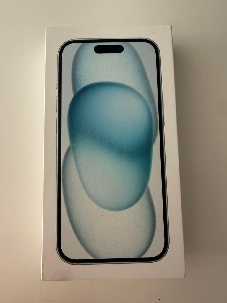 Doosje iPhone 15 leeg, 128 GB, IPhone 15, Zwart, Ophalen of Verzenden