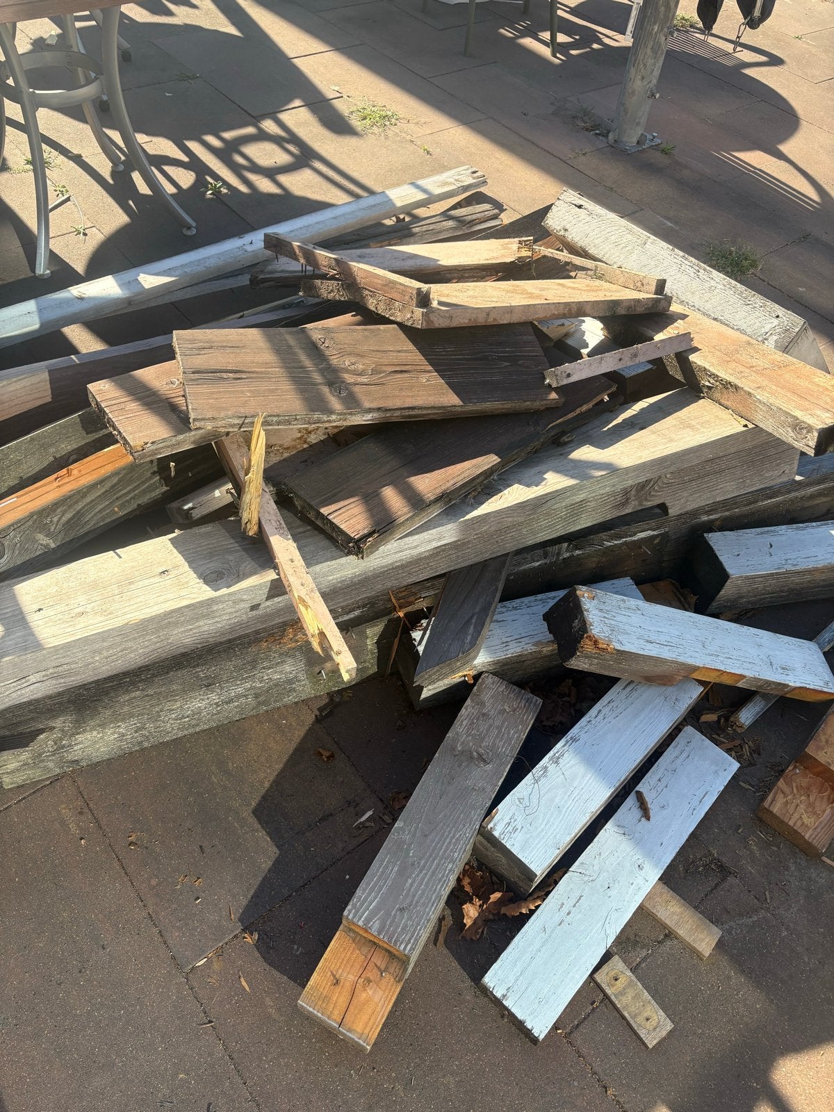 Droog hout om te stoken, Minder dan 3 m³, Ophalen, Overige houtsoorten, Blokken