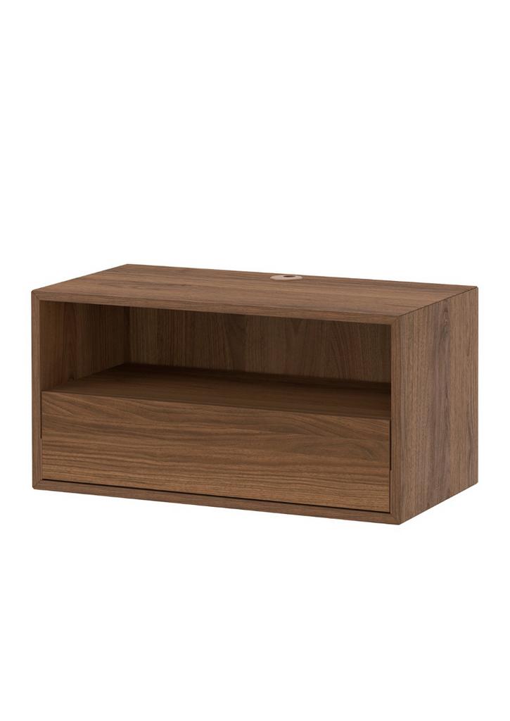 EKET IKEA - Mediaplank bruin walnoot - NIEUW in doos, Huis en Inrichting, Kasten | Televisiemeubels, Ophalen, Nieuw, 50 tot 100 cm