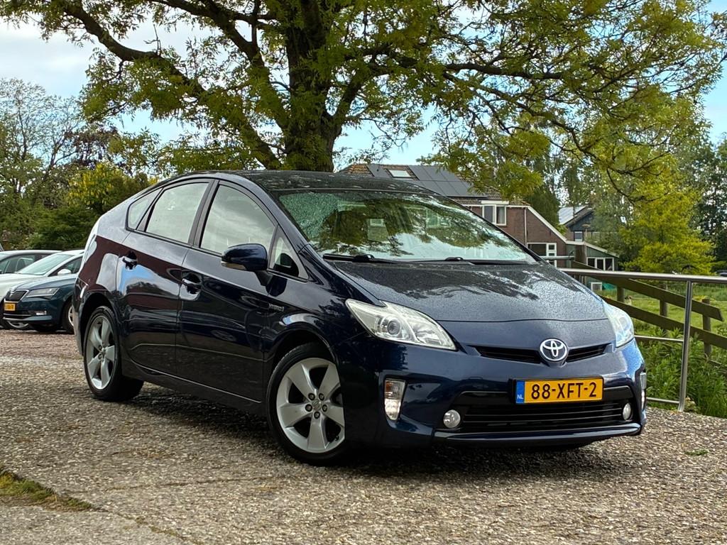 Toyota Prius 1.8 Business | Open dak + Clima + Cruise nu €, Euro 5, Gebruikt, 4 cilinders, Blauw