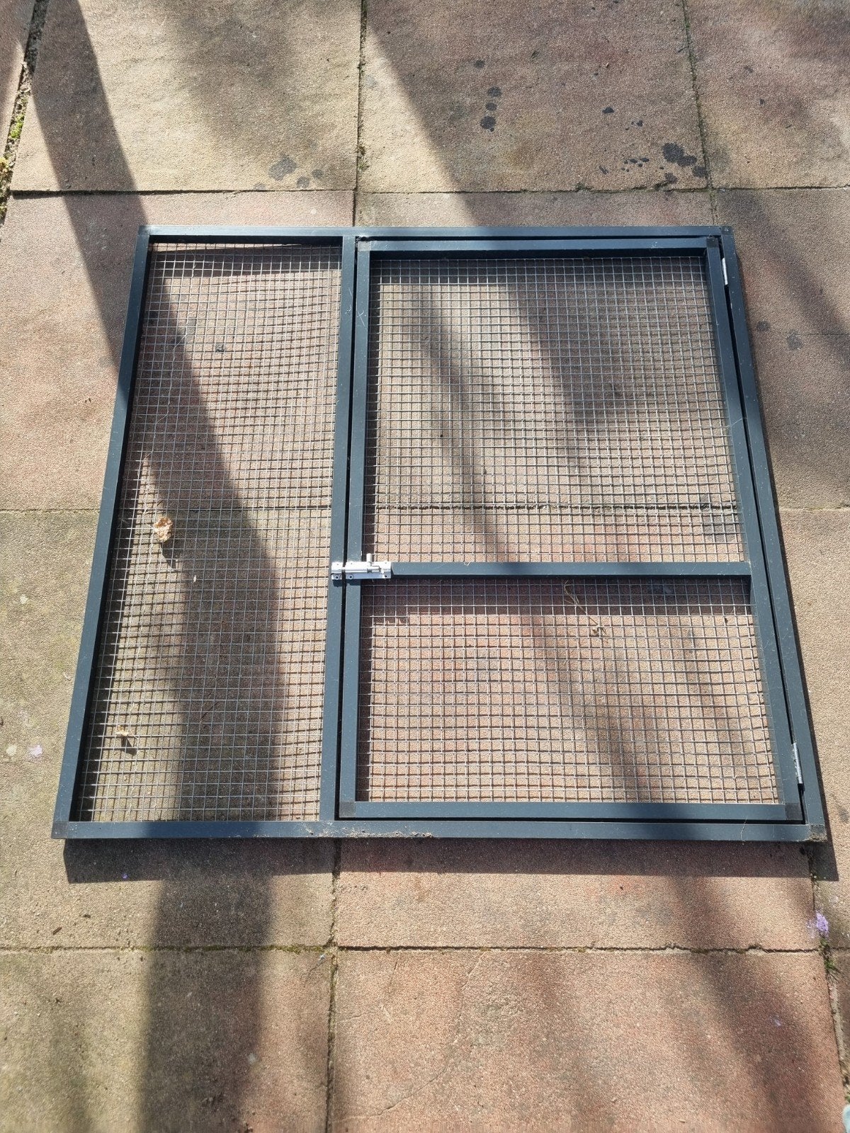 RVS panelen met gaas 9x voor buitenverblijf of volière, Ophalen, Aluminium, Volière